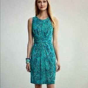 New! Banana Republic Issa London Sleeveless Dress Blue Size 12
